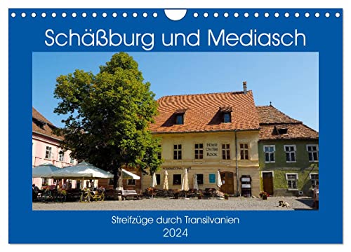 Schäßburg und Mediasch - Streifzüge durch Transilvanien (Wandkalender 2024 DIN A4 quer), CALVENDO Monatskalender von CALVENDO