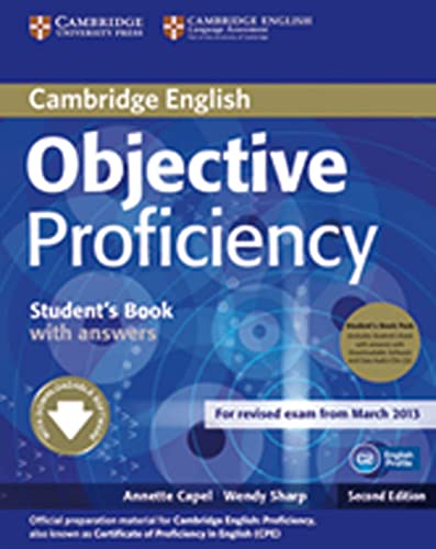 Objective Proficiency: Second edition. Student’s Book Pack (Student’s Book with answers with Class Audio CDs (2)) von Klett Sprachen GmbH