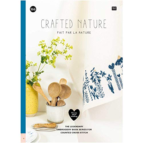 Buch 166 Crafted Nature: Fait par la nature. The legendary embroidery book series for counted cross stich von Rico Design GmbH & Co. KG