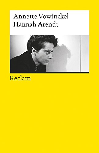 Hannah Arendt (Reclams Universal-Bibliothek) von Reclam Philipp Jun.