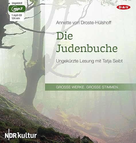 Die Judenbuche: Ungekürzte Lesung mit Tatja Seibt (1 mp3-CD) von Audio Verlag Der GmbH