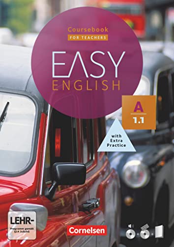 Easy English - A1: Band 1: Kursbuch - Fassung für Kursleitende - Mit Audio-CDs, Phrasebook, Aussprachetrainer und Video-DVD