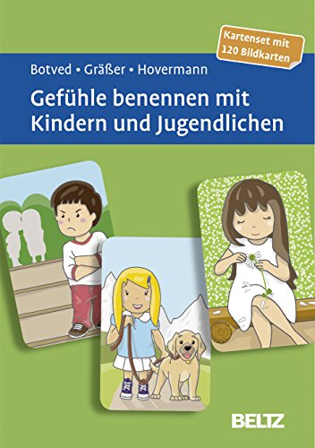 Gefühle benennen mit Kindern und Jugendlichen: Kartenset mit 120 Bildkarten. Mit 12-seitigem Booklet (Beltz Therapiekarten) von Psychologie Verlagsunion