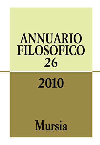 Annuario Filosofico 2010 (Vol. 26)