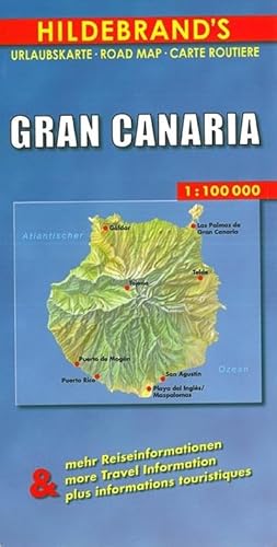 Hildebrand's Urlaubskarten, Gran Canaria: Mit Reiseinformationen. (Hildebrand's Travel Map) von Seipp, Michael