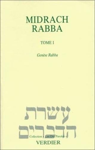 Midrach rabba t1: Genèse : Be-réchit, Noah, Lakh le-kha, Va-yéra (1) von VERDIER