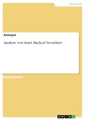 Analyse von Asset Backed Securities