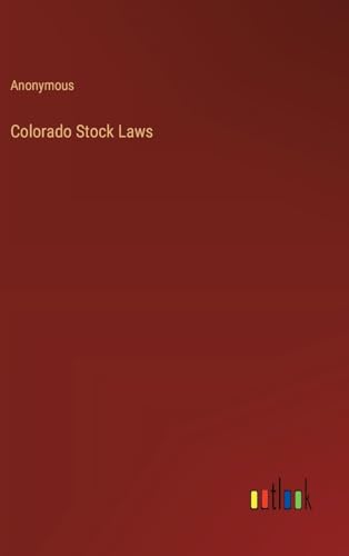 Colorado Stock Laws