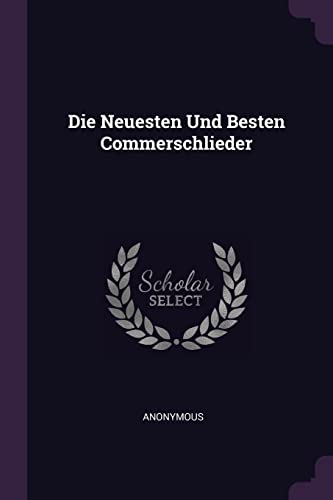 Die Neuesten Und Besten Commerschlieder Die Neuesten Und Besten Commerschlieder
