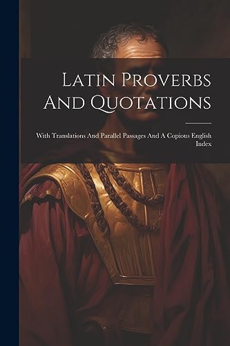 Latin Proverbs And Quotations: With Translations And Parallel Passages And A Copious English Index Latin Proverbs And Quotations: With Translations And Parallel Passages And A Copious English Index