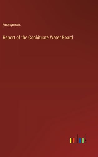 Report of the Cochituate Water Board