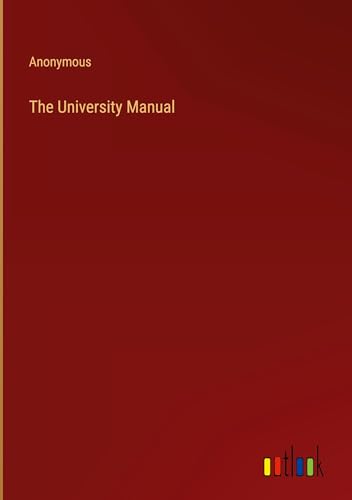 The University Manual