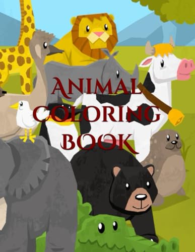 Wild Animal Coloring Book Wild Animal Coloring Book von Independently published