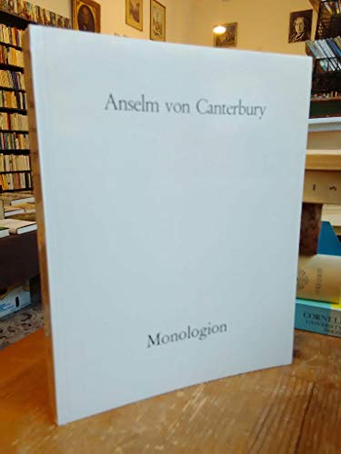 Monologion: Latein.-Dtsch.