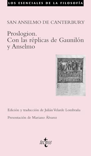 Proslogion (Filosofía - Los esenciales de la Filosofía)