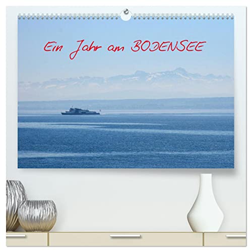 Ein Jahr am BODENSEE (hochwertiger Premium Wandkalender 2025 DIN A2 quer), Kunstdruck in Hochglanz von CALVENDO