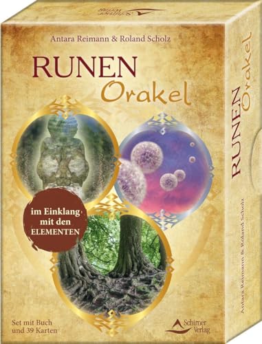 Runenorakel: im Einklang mit den Elementen - 39 Karten mit Begleitbuch