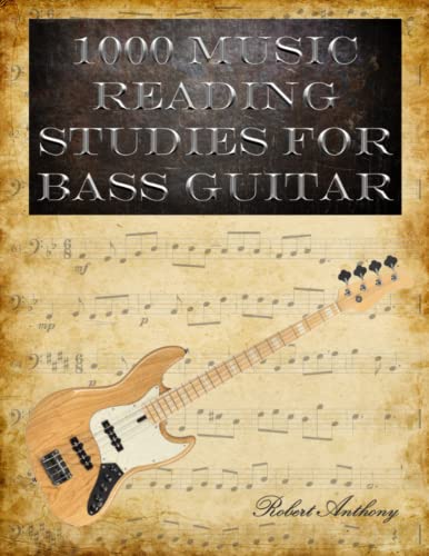 1000 Music Reading Studies for Bass Guitar