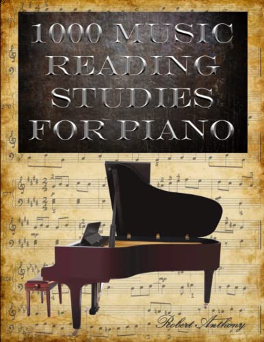 1000 Music Reading Studies for Piano von Independently published