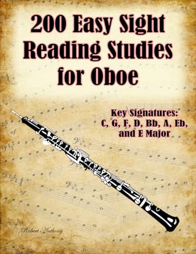 200 Easy Sight Reading Studies for Oboe von Independently published