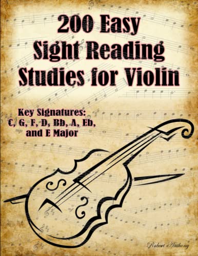 200 Easy Sight Reading Studies for Violin