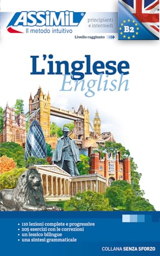 L'Inglese (Book & 4 CDs): Methode d'anglais pour Italiens (Senza sforzo)