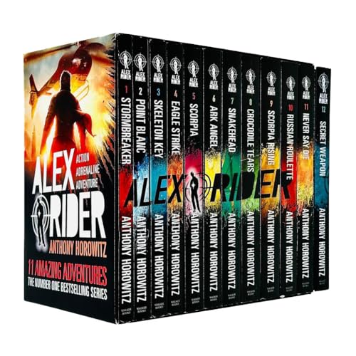 Alex Rider 12 Books Collection Set By Anthony Horowitz (World Book Day Undercover Four Secret Files & More From Alex Rider Series)