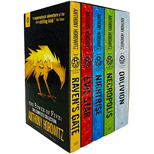 Power of Five Books Collection 5 Books Set by Anthony Horowitz (Raven's Gate, Evil Star, Night Rise, Necropolis, Oblivion)