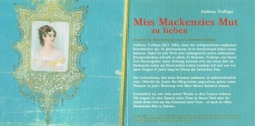 Miss Mackenzies Mut zu lieben Miss Mackenzies Mut zu lieben