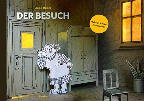 Antje Damm, Der Besuch. Kamishibai: Viersprachiges Bildkartenset für Kamishibai, Deutsch – Englisch – Französisch – Türkisch, Format A3 von Moritz Verlag-GmbH