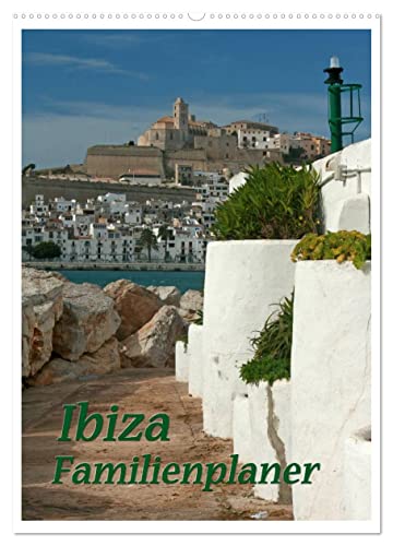 Ibiza/Familienplaner (Wandkalender 2025 DIN A2 hoch), CALVENDO Monatskalender von CALVENDO