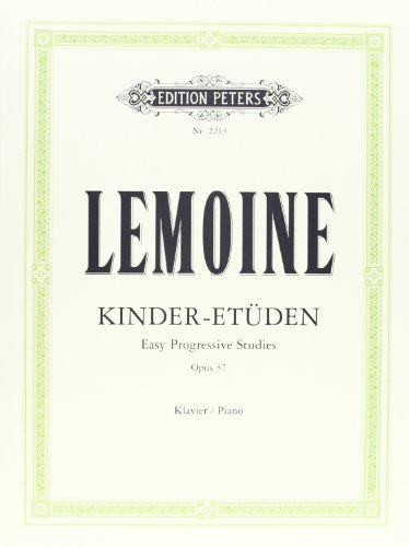Kinder-Etüden op. 37: für Klavier (Edition Peters)