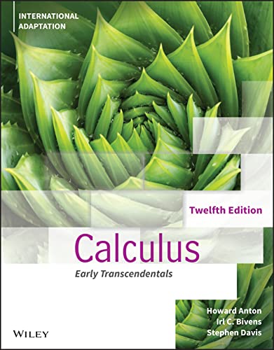 Calculus: Early Transcendentals: International Adaptation von Wiley