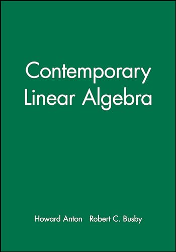 Cont Linear Algebra SSM von John Wiley & Sons