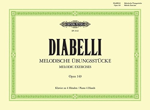 Anton Diabelli: Melodious Exercises Op.149 (Paino Duet). Für Klavier vierhändig von EDITION PETERS