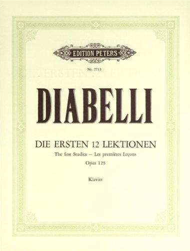 Erste Lektionen(12) Op.125 Piano von EDITION PETERS