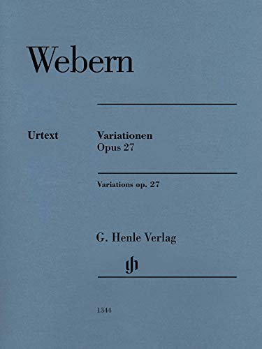 Variationen op. 27; Klavier: Instrumentation: Piano solo (G. Henle Urtext-Ausgabe) von Henle, G. Verlag