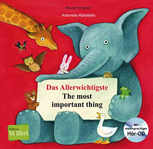 Das Allerwichtigste: Kinderbuch Deutsch-Englisch mit Audio-CD und Ausklappseiten von Hueber