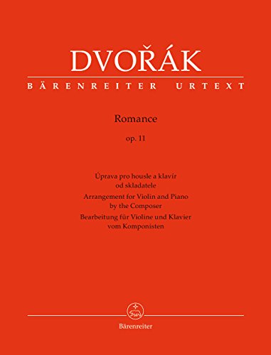 Romanze op. 11. Bearbeitung für Violine und Klavier. Spielpartitur mit Violin-Stimme, Urtextausgabe Romanze op. 11. Bearbeitung für Violine und Klavier. Spielpartitur mit Violin-Stimme, Urtextausgabe