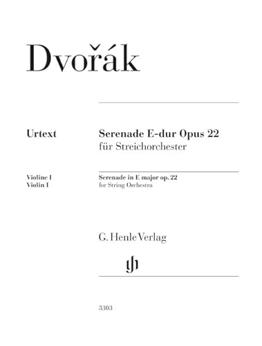 Serenade E-dur op. 22 für Streichorchester; Violine 1 Einzelstimme von G. Henle Verlag