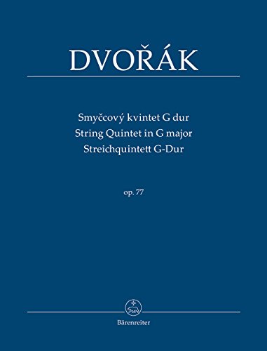 Streichquintett G-Dur op. 77. Studienpartitur Streichquintett G-Dur op. 77. Studienpartitur