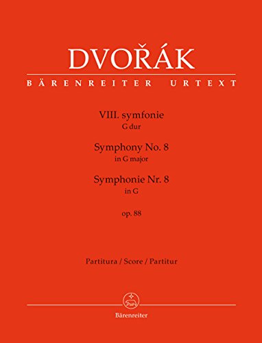 Symphonie Nr. 8 G-Dur op. 88. Partitur, Urtextausgabe. BÄRENREITER URTEXT von Bärenreiter Verlag