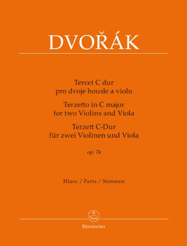 Terzett C-Dur op. 74 für zwei Violinen und Viola: Stimmen