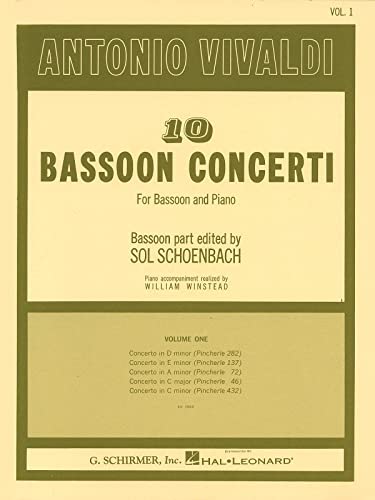 10 Bassoon Concertos - Volume 1 von Schirmer