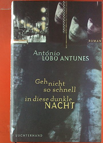 Geh nicht so schnell in diese dunkle Nacht: Roman: Roman. Aus d. Portugies. v. Maralde Meyer-Minnemann