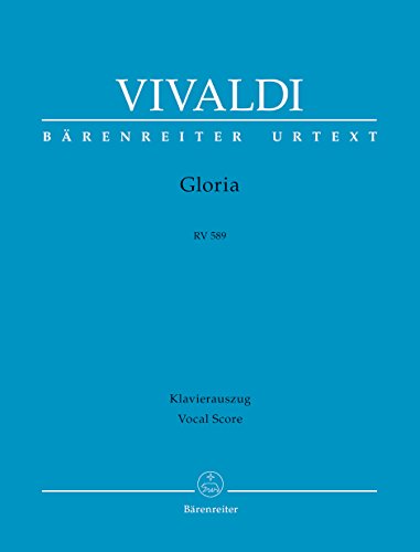 Gloria RV 589. BÄRENREITER URTEXT. Klavierauszug, Urtextausgabe von Bärenreiter