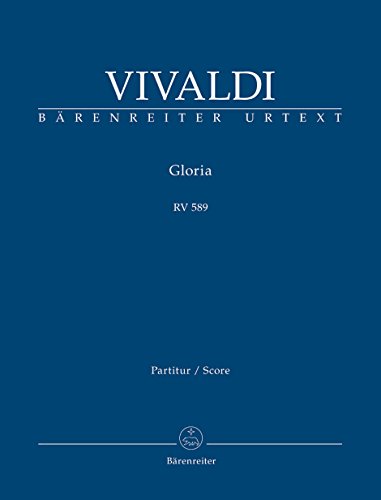 Gloria RV 589. Partitur, Urtextausgabe. BÄRENREITER URTEXT