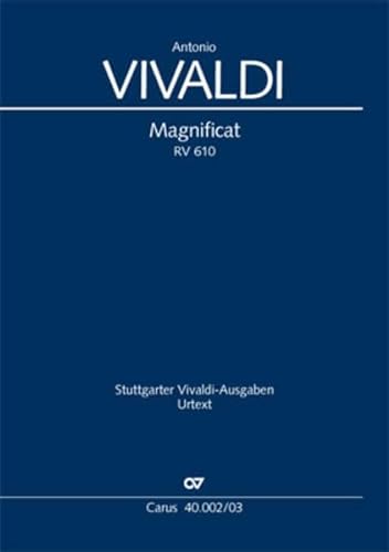 Magnificat (Klavierauszug): RV 610 von Carus Verlag