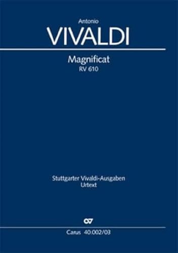 Magnificat (Klavierauszug): RV 610 / RV 611 Magnificat (Klavierauszug): RV 610 / RV 611 von CARUS