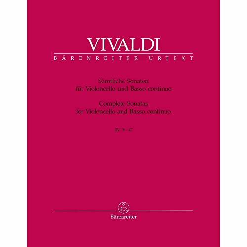 Sämtliche Sonaten für Vc u. Bc. RV 39-47, Set of 3 von Baerenreiter Verlag